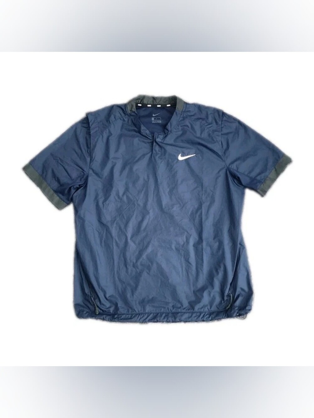 Nike Vented Lightweight Short Sleeve Softball Wind Shirt AV6696-419 Womens M